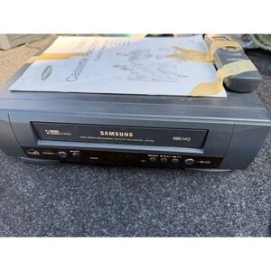 Samsung VR5409 VHS VCR Video Cassette Recorder with Remote and Manual